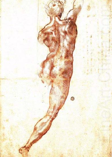 Michelangelo Buonarroti Study for a Nude china oil painting image